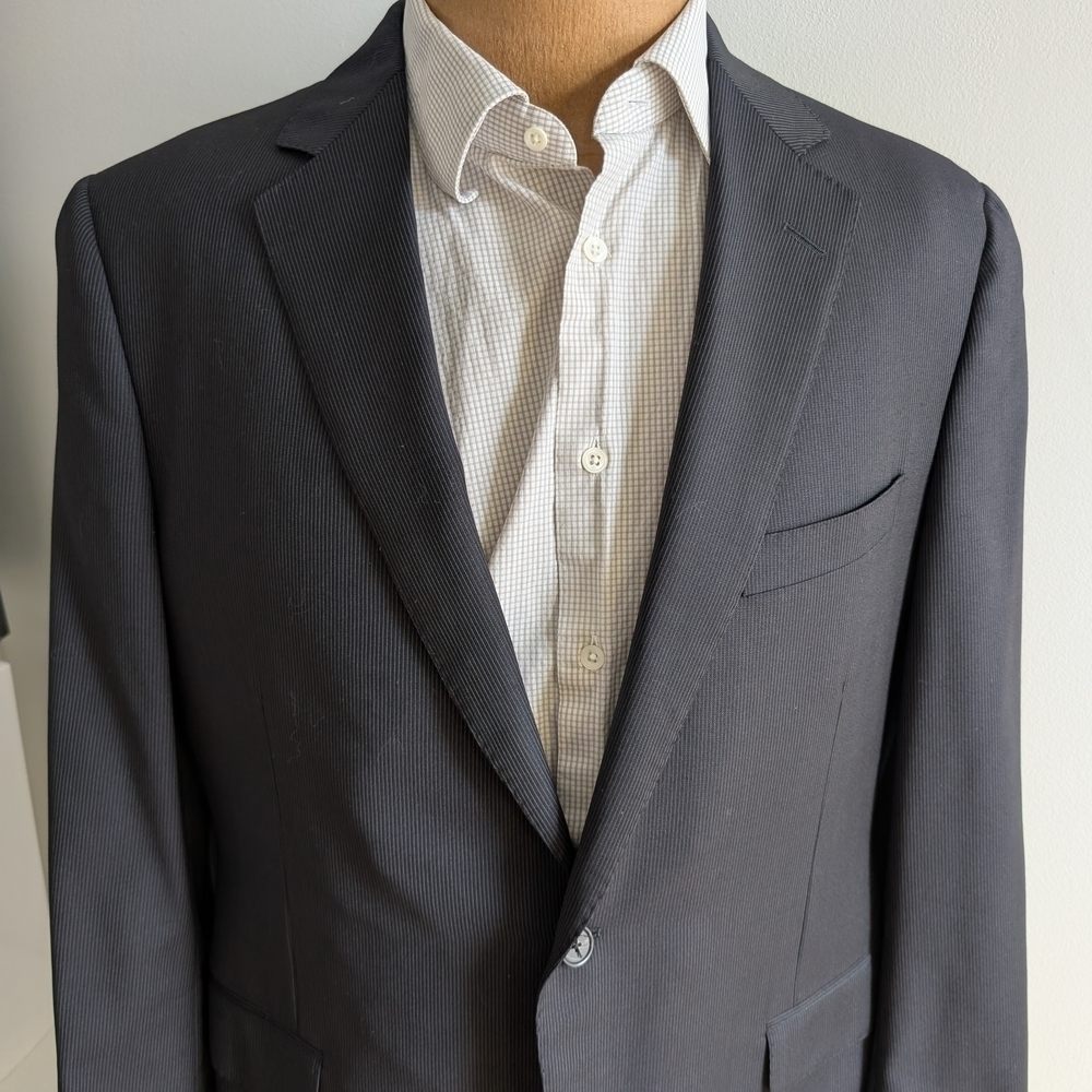 🇨🇦SAMUELSOHN Gray Sport Coat with Notched Lapels and Tailored Fit